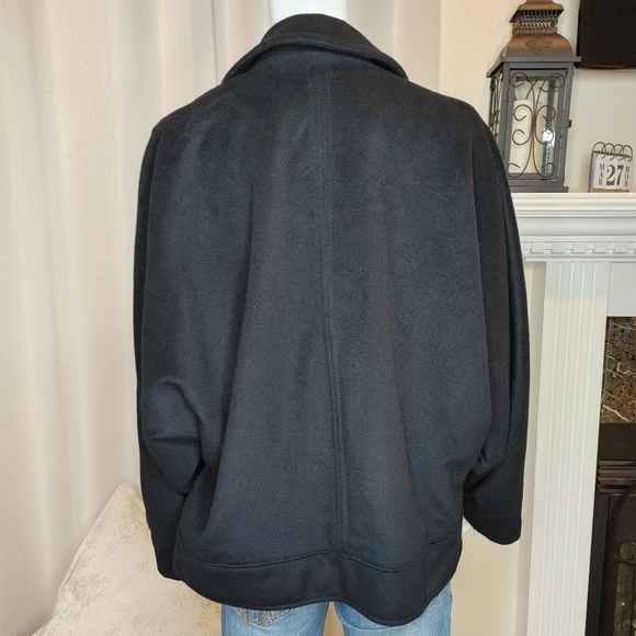 FREE PEOPLE BELLA WOOL DOLAN COAT, BLACK M - Picture 9 of 14